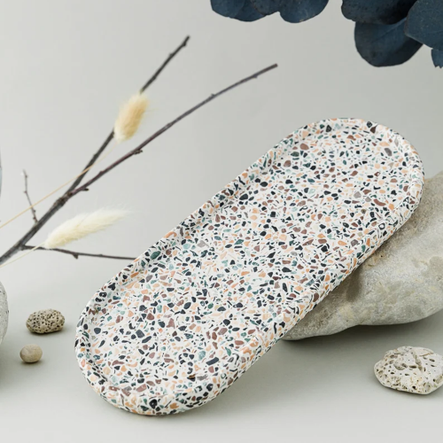 nema concept Terrazzo oval tray