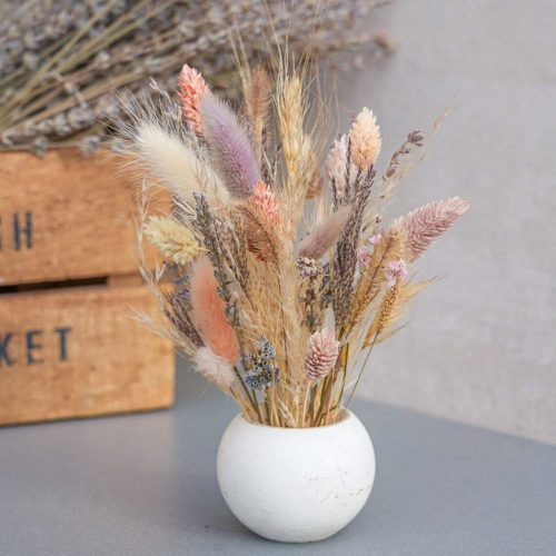 nema concept Stockholm mini | Dried flower bouquet in concrete vases